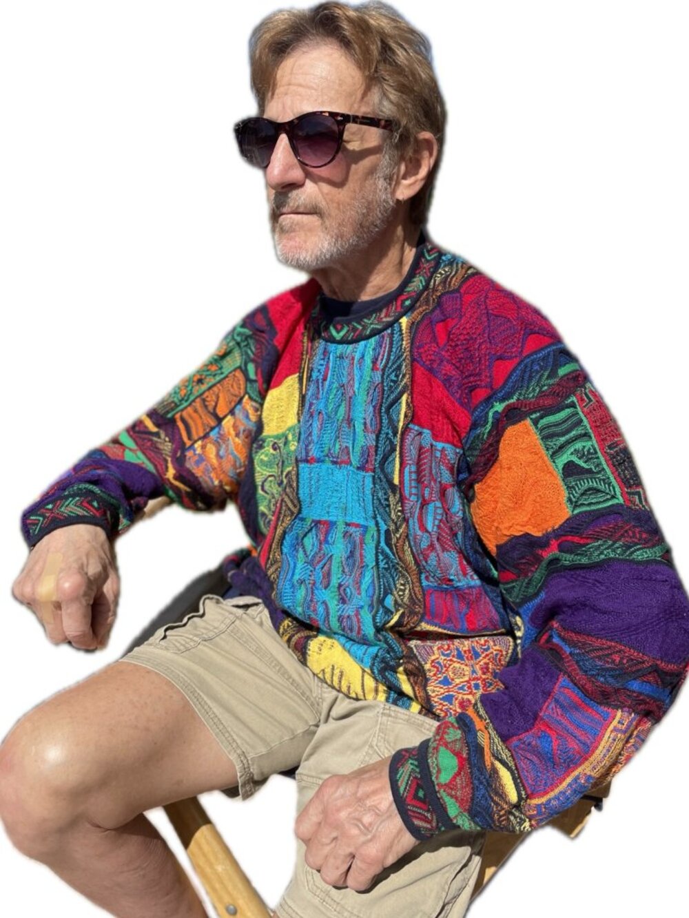 Vintage Coogi Multi-Color Sweater (Medium)
